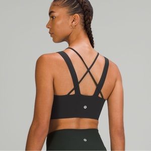 Black lululemon sports bra